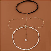 Load image into Gallery viewer, Multi-layers Pearl Leg Chain
